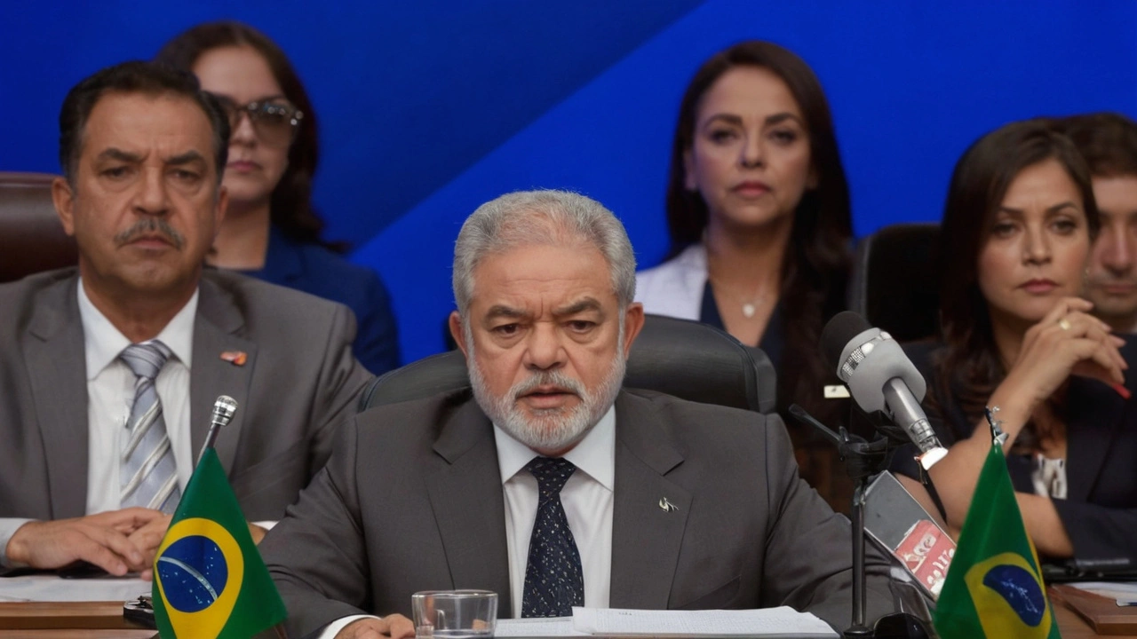 Lula discursa sobre a situação política e econômica do Brasil em pronunciamento nacional