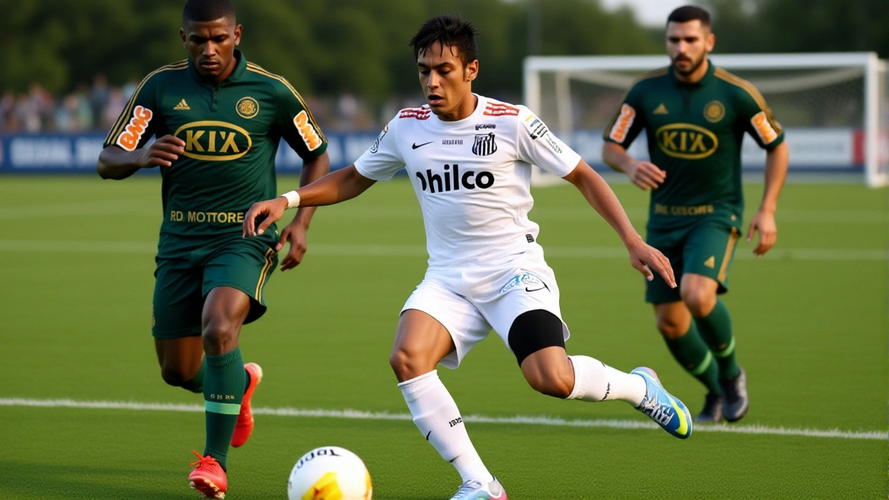 Santos vence Palmeiras por 1 a 0 com gol de Rollheiser aos 91 minutos e tira liderança do rival